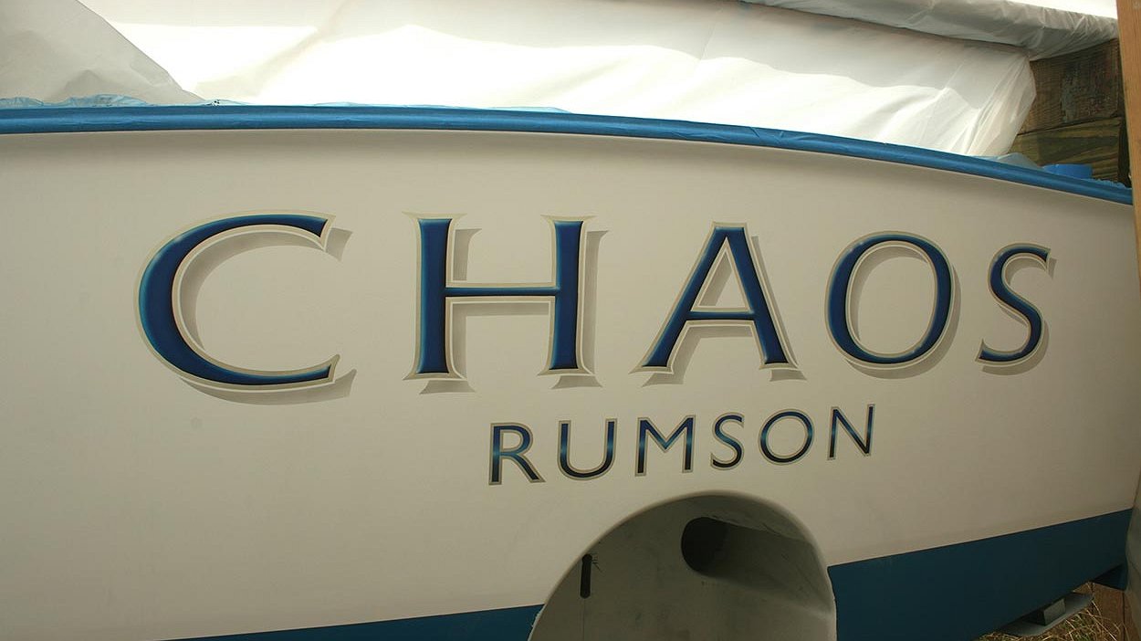 BOATS TRANSOM ARTWORK PAINTING EVERETT NAUTICAL DESIGNS