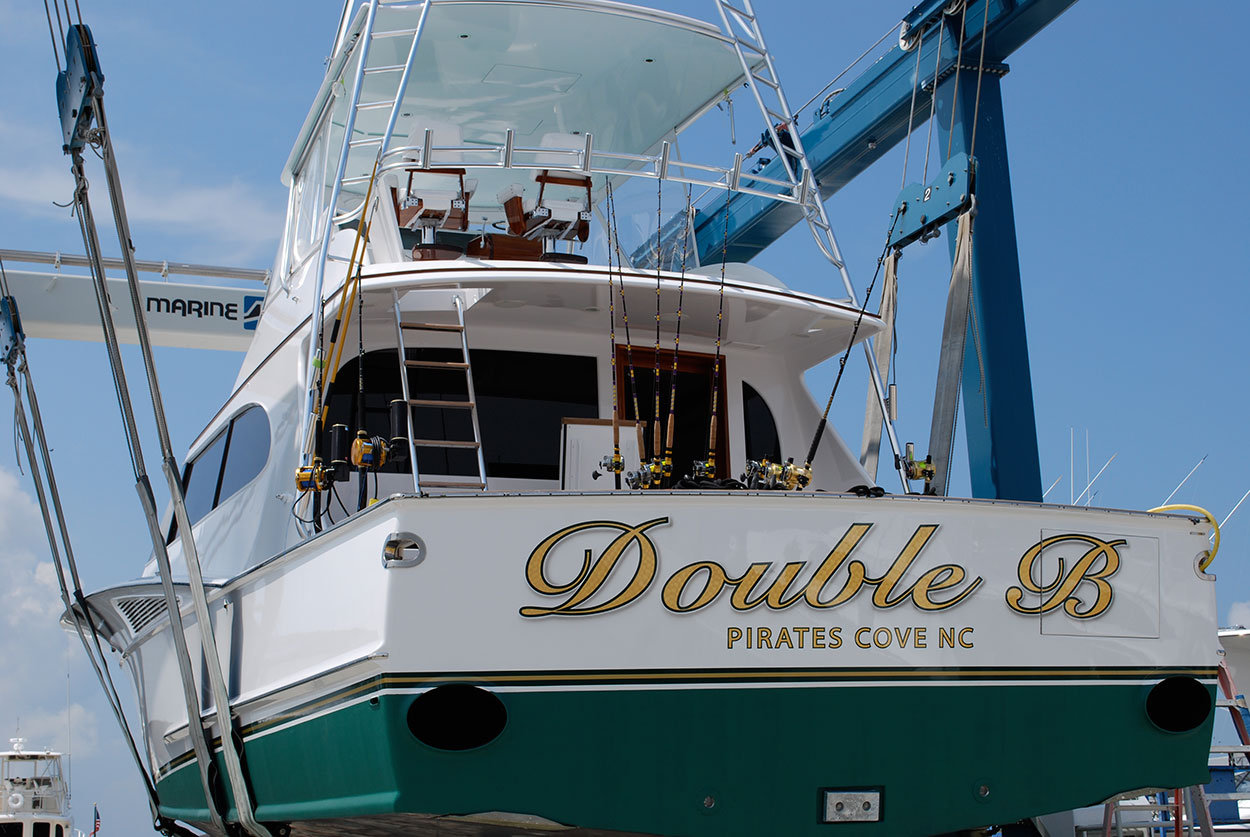 Double B, Pirates Cove North Carolina Boat Transom BOATS TRANSOM