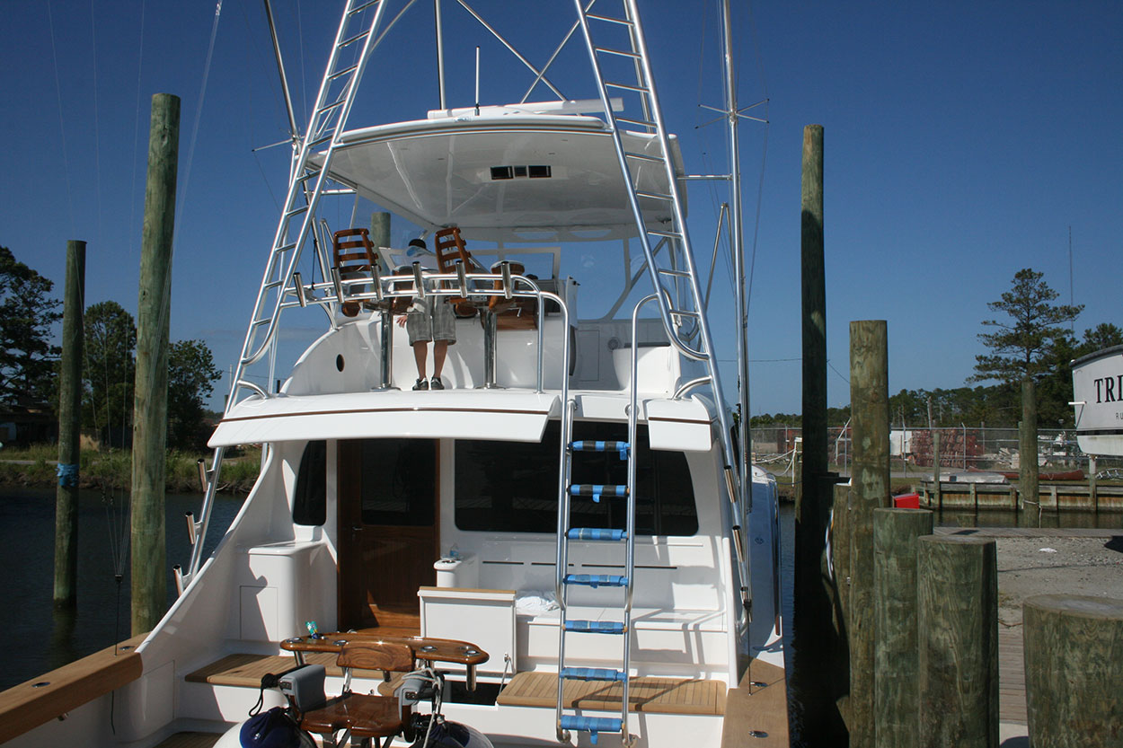 Marlin Darlin, Clearwater Florida Boat Transom BOATS TRANSOM ARTWORK